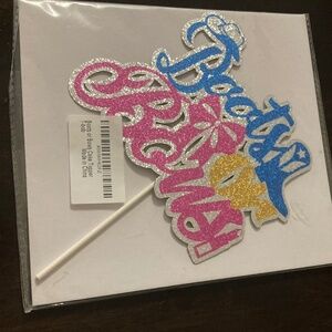 Boots or Bona Cake Topper gender revel